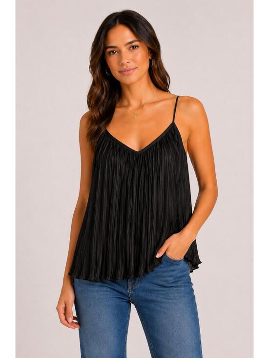 Dresses & Skirts - NWT LBLC The Label Black Pleated Sleeveless Dress Size Medium